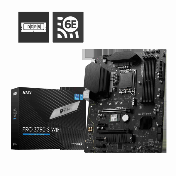 MSI MAG Z790 TOMAHAWK MAX WIFI LGA 1700(14th,13th,12th Gen) DDR5 ATX 8x SATA 6G  4x M.2  Wi-Fi 7  Bluetooth 2.5Gbps LAN Motherboard - Z790-S WIFI