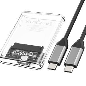 ORICO 2.5'' Hard Drive Enclosure Type-C USB 3.1 Gen2 to SATA 6Gbps Computer External HDD Enclosure for 7 9.5mm HDD SSD Support UASP Compatible WD Seagate Toshiba Samsung Hitachi PS5-2139C3-G2 - USB 3.1,2.5" Half Size SSD SATA,1 Bay