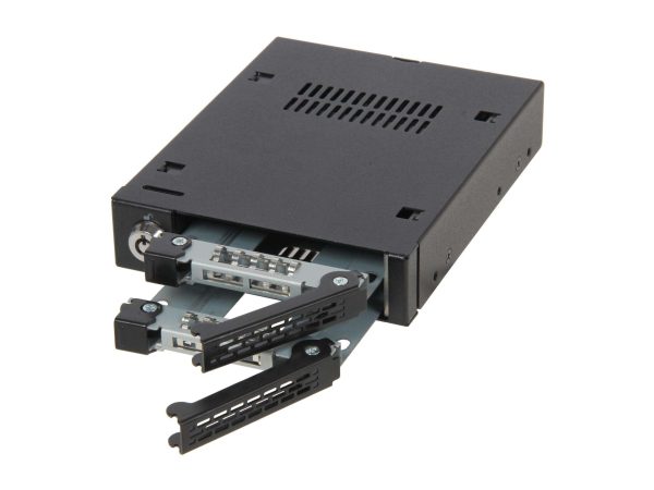 Dual Bay 2.5" SATA Mobile Rack For 3.5" Device Bay