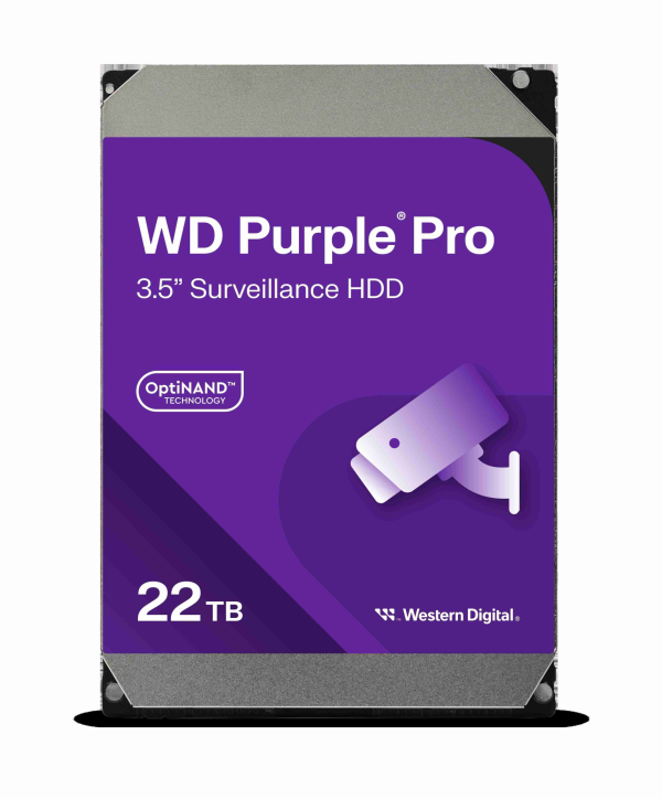 WD Purple Pro 18TB 7200 RPM 3.5" - 22TB