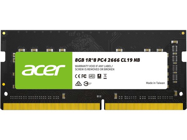 Laptop Memory - 8GB,DDR4 2666 (PC4 21300),19
