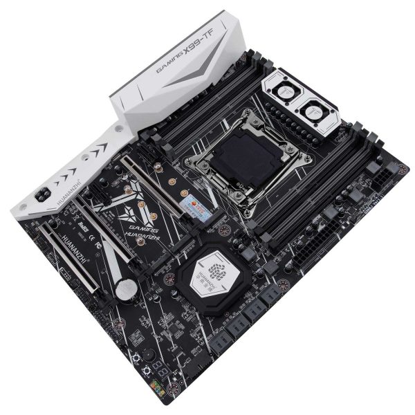 HUANANZHI X99-TF ATX Standard Desktop Motherboard LGA 2011-v3 E5 v3 v4 I7 CPU DDR4 DDR 3 RAM Supports E5 2680V3 2506V3 2678 V3 E5 V3 V4 Xeon CPU Dual M.2 PICE NVMe Socket Support DDR3 or DDR4 USB 3.0