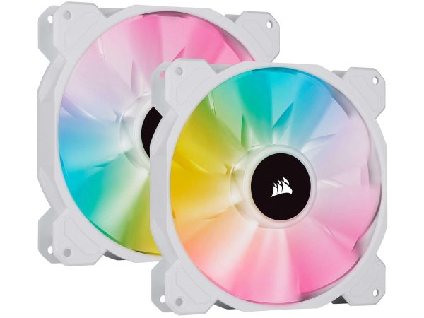 Case Fan - 140mm,White,2 Packs