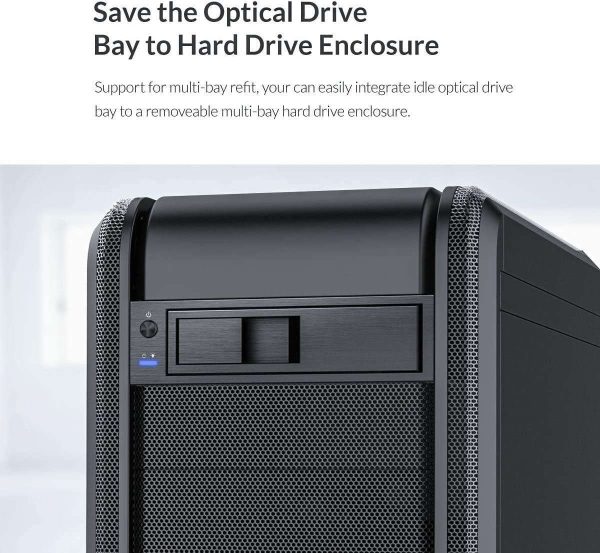 ORICO 3.5 inch HDD Frame Mobile Rack Internal HDD Case CD-ROM Space 3.5 inch Internal SATA Hard Drive SSD Adapter (1106SS-V1)