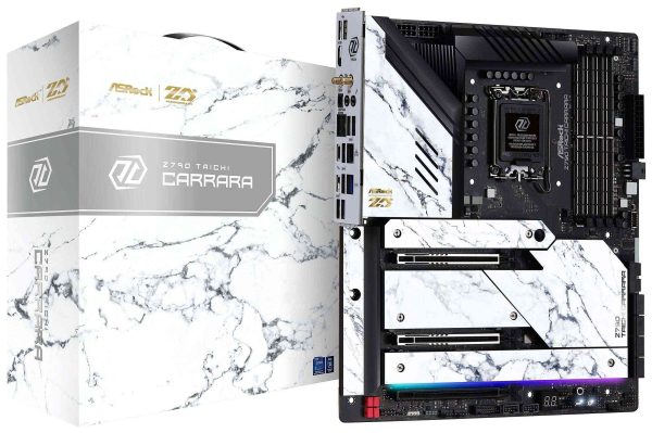 ASRock Z790 PG SONIC Intel LGA1700 (14th,13th,12th Gen) ATX Motherboard, 4 slots DDR5, PCIE 5.0 x16, 5 M.2 slots, 2.5Gb Lan, 7.1 Nahimic Audio, Front USB3.2 Gen2X2 Type_C, 14+1+1 Power Phase - Z790 TAICHI CARRARA