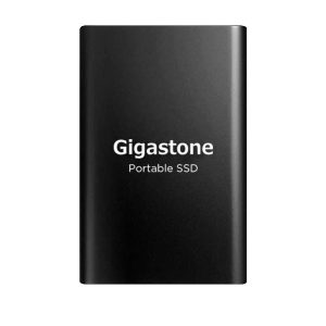 Gigastone 2TB External SSD USB 3.2 Type C, Read Speed up to 500MB/s, 3D NAND, Ultra Slim Metal Portable Solid State Drive, for PC Laptop Mac Windows Linux Android PS4 Xbox One Smart TV - 500GB