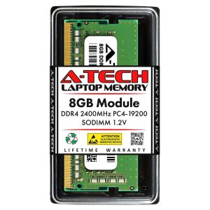 A-Tech 16GB (2x8GB) DDR4 2400MHz SODIMM PC4-19200 Non-ECC Unbuffered CL17 1.2V 260-Pin SO-DIMM Laptop Notebook Computer RAM Memory Upgrade Kit - 8GB,DDR4 2400 (PC4 19200),17