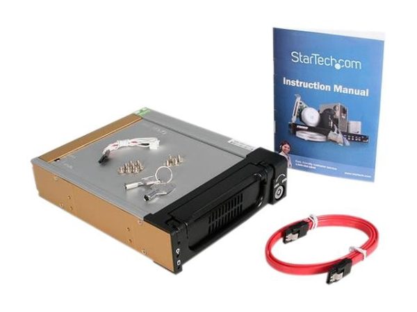 Black Aluminum SATA Drive Drawer