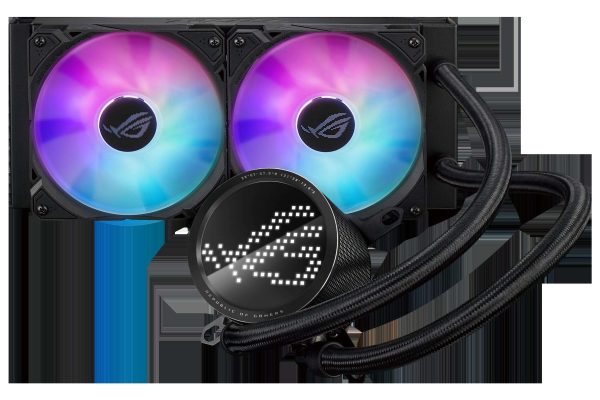 ASUS ROG RYUO III 360 ARGB All-in-one AIO Liquid CPU Cooler 360mm Radiator, Asetek 8th gen pump solution, Anime Matrix™ LED Display and ROG AF 12S ARGB fan - 2 Fan Slots (120 mm),Black,ROG RYUO III 240 ARGB
