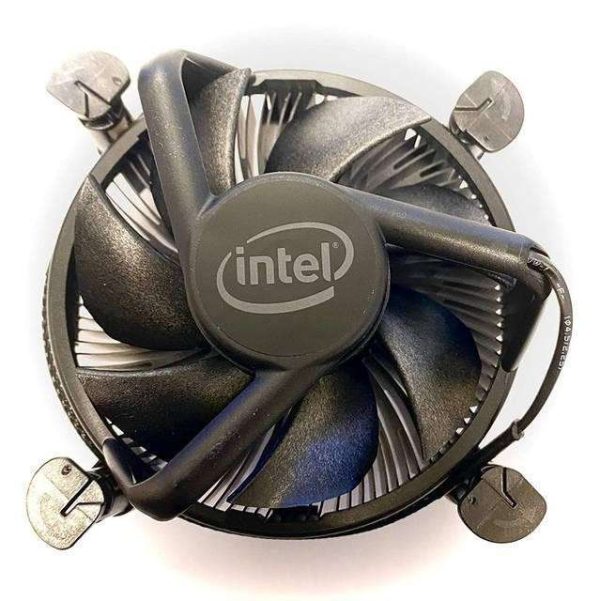 Intel K69237-001/E97379-001/E97378-001 LGA 1200/115X PWM Aluminum Stock Cooler Fan(All-Black) from i9-10900