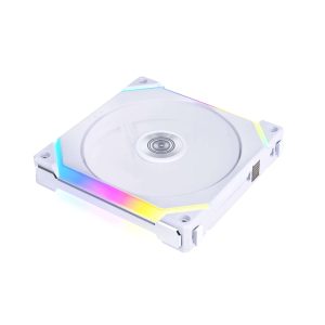 Lian Li UNI Fan SL120 V2 RGB Black 3x 12cm Fan Pack with Controller - UF-SL120V2-3B - 140mm,White,1 Pack