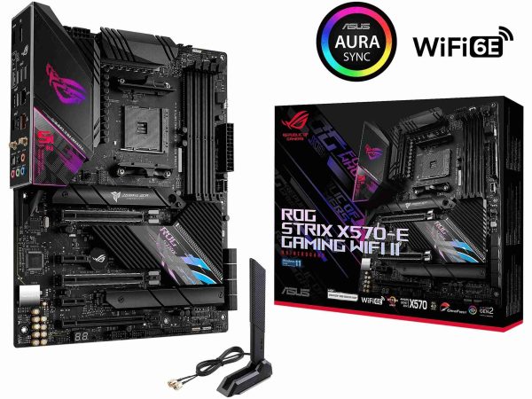 ASUS Pro WS X570-ACE AM4 
 - ROG STRIX X570-E GAMING WIFI II