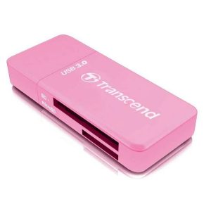 Transcend RDF5 Flash Card Reader - Red