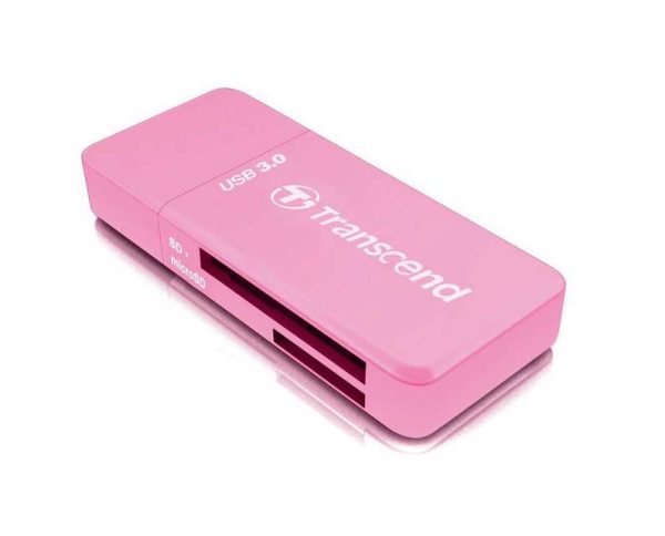 Transcend RDF5 Flash Card Reader - Red