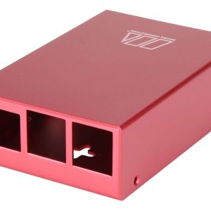 Aluminum Raspberry Pi 3 Model B/B+ Case (Blue) - Red