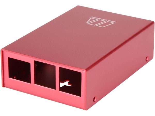 Aluminum Raspberry Pi 3 Model B/B+ Case (Blue) - Red