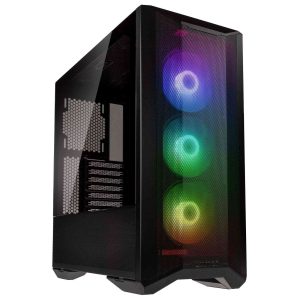 LIAN LI LANCOOL II MESH C RGB BLACK Tempered Glass ATX Case - Black Color ,Type C Included- LANCOOL II MESH C RGB-X