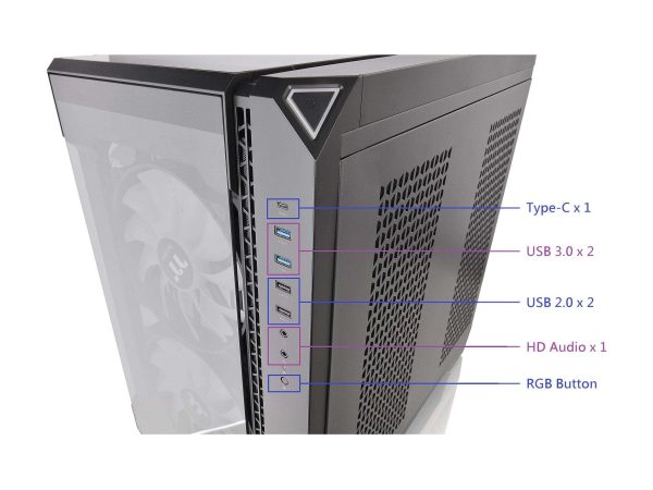 Thermaltake View 51 Tempered Glass ARGB Edition ATX Full Tower Black