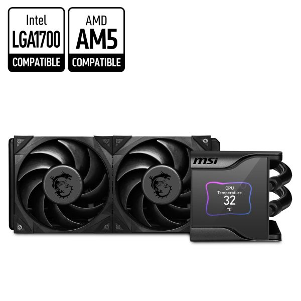 MSI P Series Liquid Cooling System - S Series,2 Fan Slots (140 mm)