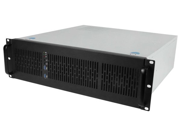 Server Case - 3U, 6 Bays & 17.7" Depth