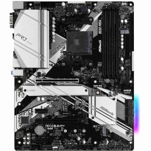 ASRock B550M Pro SE AM4 DDR4 SATA 6Gb/s 1 PCIe 4.0 x16 Micro ATX Motherboard - B550 PRO4