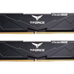 Team T-Force Vulcan 32GB (2 x 16GB) DDR5 5200 (PC5 41600) - 64GB (2 x 32GB),DDR5 5200 (PC5 41600),40,Black