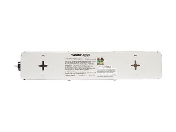 Surge Protector with Right-Angle Hospital-Grade Plug and Receptacles