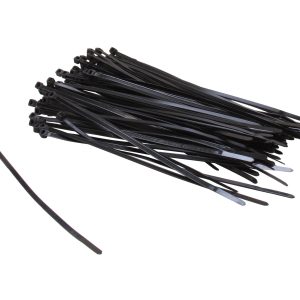 Nippon Labs 8" Intermediate Cable Ties Black Color 100pcs/Bag