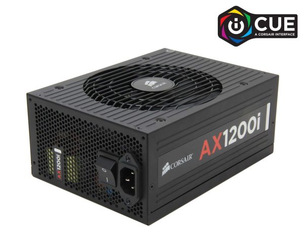 CORSAIR AXi Series AX1600i 1600 W Full Modular 80 PLUS TITANIUM Certified - ATX 80+ Platinum (1200W)