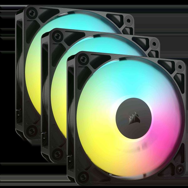 Case Fan - 120 mm,Black,ARGB,RS120 ARGB Triple Pack