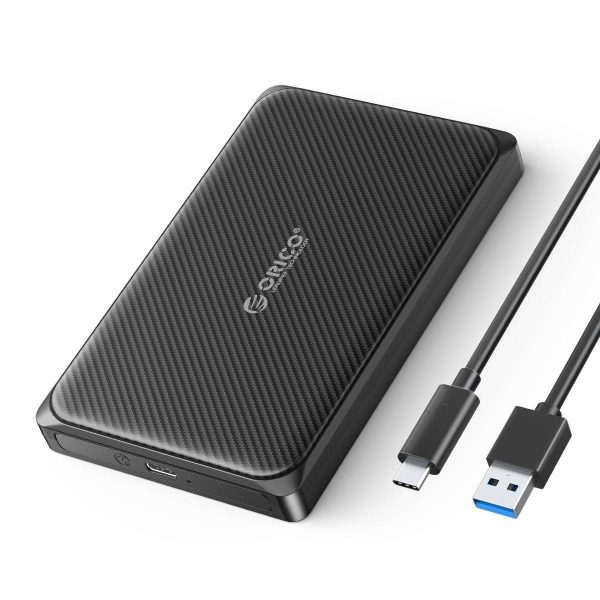 ORICO 2.5'' HDD Enclosure USB C to SATA III 2.5inch 6Gbps High Speed HDD Enclosure for 7/9.5 mm HDD SSD Support UASP Up to 6TB - 2189C3