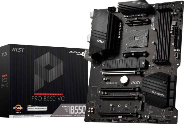 MSI MAG B550 TOMAHAWK AM4 
 - PRO B550-VC