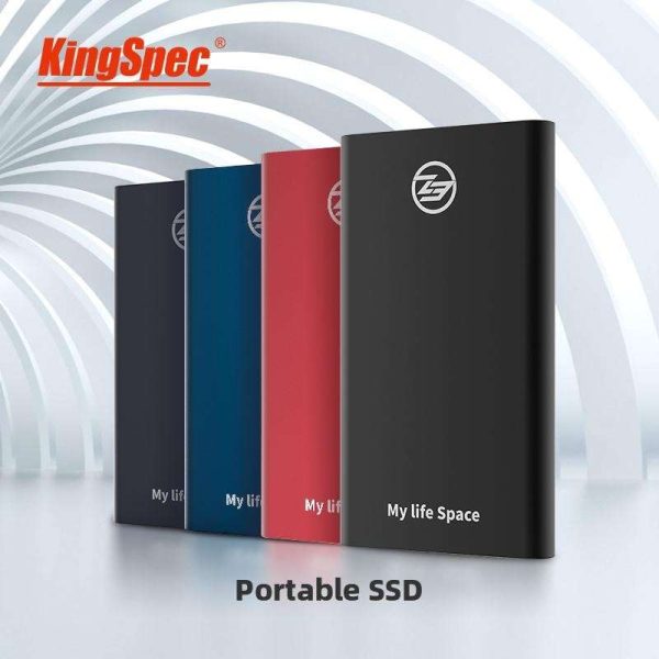 KingSpec External SSD 480GB Internal Solid State Drive Portable SSD Hard Drive Type-C to USB 3.1