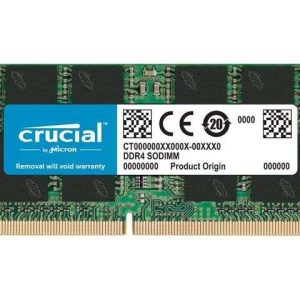 Crucial 4GB DDR4-2666 SODIMM 512Mx64 CL19 Notebook Memory - CT4G4SFS8266 - 32GB