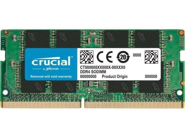 Crucial 4GB DDR4-2666 SODIMM 512Mx64 CL19 Notebook Memory - CT4G4SFS8266 - 32GB