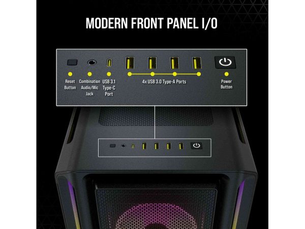 Corsair iCUE 5000T RGB ATX Mid Tower Black