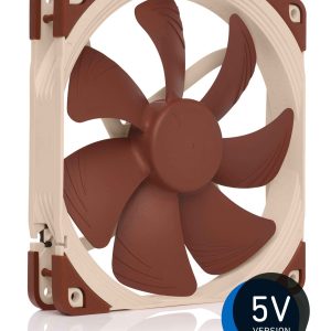Noctua NF-A14 PWM, Premium Quiet Fan, 4-Pin (140mm, Brown) - 5V
