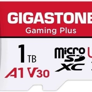 [Gigastone] Micro SD Card 32GB 5-Pack, Camera Plus, MicroSDHC Memory Card for Video Camera, Wyze Cam, Security Camera, Roku, Full HD Video Recording, UHS-I U1 A1 Class 10, up to 90MB/s, with Adapter - 1TB,Gaming Plus,1-Pack