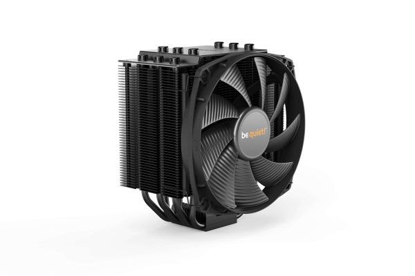 be quiet! Dark Rock Slim CPU Air Cooler | 180W TDP | Compact Air Cooler | LGA 1700 1200 2066 1150 1151 1155 2011(-3) Square ILM | Intel and AMD 4/5 Support | Low Noise Cooler | Black | BK024 - Dark Rock 4