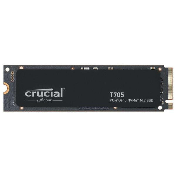 Crucial T705 4TB PCIe Gen5 NVMe M.2 SSD - Up to 14,100 MB/s - Game Ready - Internal Solid State Drive (PC) - +1mo Adobe CC - CT4000T705SSD3 - 1TB