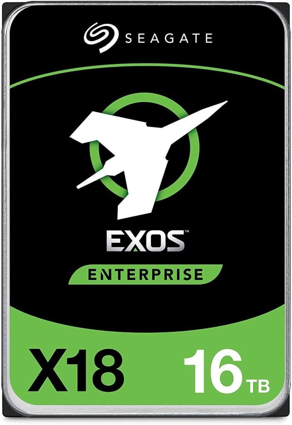 Seagate Exos X20 20TB 7200 RPM 3.5" - 16TB Exos X18