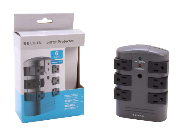Pivot-Plug Surge Protector