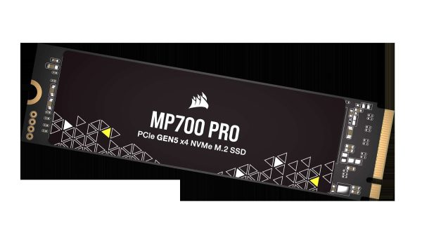 CORSAIR MP700 PRO 2TB PCIe Gen5 x4 NVMe 2.0 M.2 SSD – High-Density TLC NAND – M.2 2280  CSSD-F2000GBMP700PNH– DirectStorage Compatible – Up to 12,400MB/sec