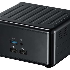 ASRock Industrial 4x4 BOX-5600U Fanned Embedded BOX PC AMD Ryzen 5000U-Series 5600U AMD Radeon Graphics Quad display, 1 x HDMI 2.0a, 3 x DP 1.2a (2 from Type C) TPM 2.0 onboard IC - 4X4 BOX-V1000M
