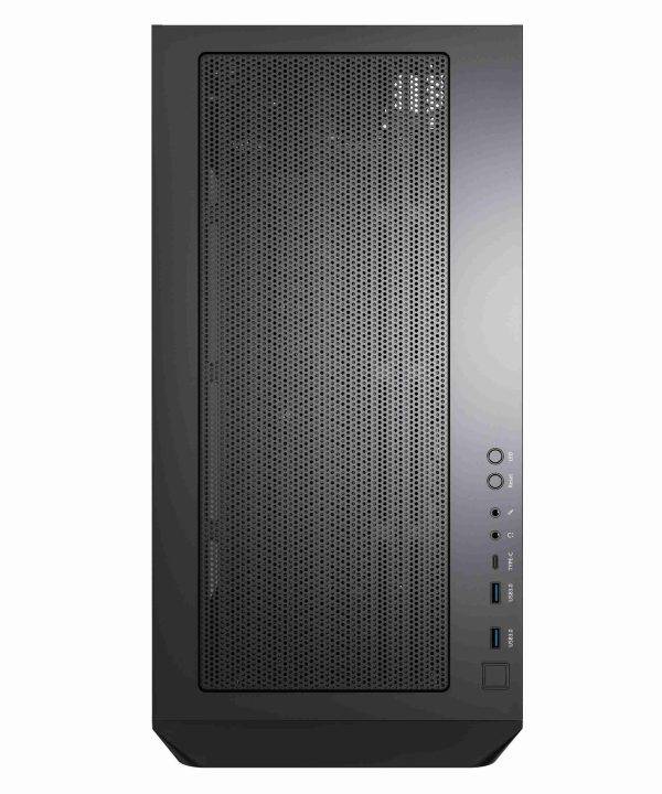 Montech AIR 903 BASE, E-ATX Mid Tower Case, High Airflow with Max Capacity, 3x 140mm PWM Fans Pre-installed, Tempered Glass Side Panel, Mesh Front, TYPE-C, Support 4090 GPUs, Black