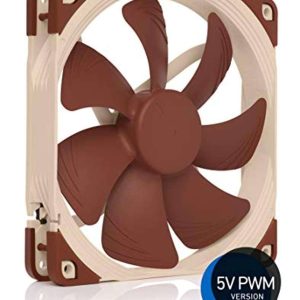 Noctua NF-A14 PWM, Premium Quiet Fan, 4-Pin (140mm, Brown) - 5V PWM