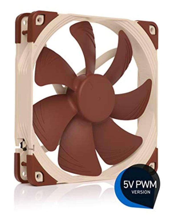 Noctua NF-A14 PWM, Premium Quiet Fan, 4-Pin (140mm, Brown) - 5V PWM
