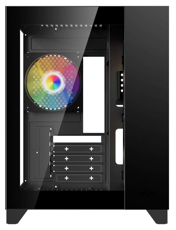 DIYPC Micro ATX Tower Black