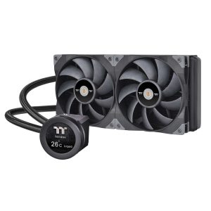 Thermaltake TH ARGB Liquid Cooling System - TOUGHLIQUID Ultra,2 Fan Slots (140 mm),Black