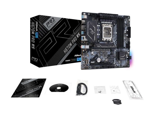 ASRock H670M PRO RS LGA 1700

* Dedicated LGA1700 mounting bracket is required.